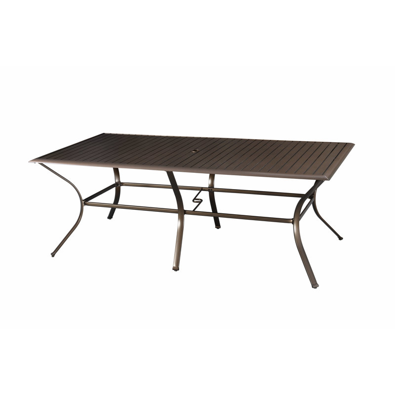 Red Barrel Studio® Westin Metal Outdoor Dining Table Wayfair